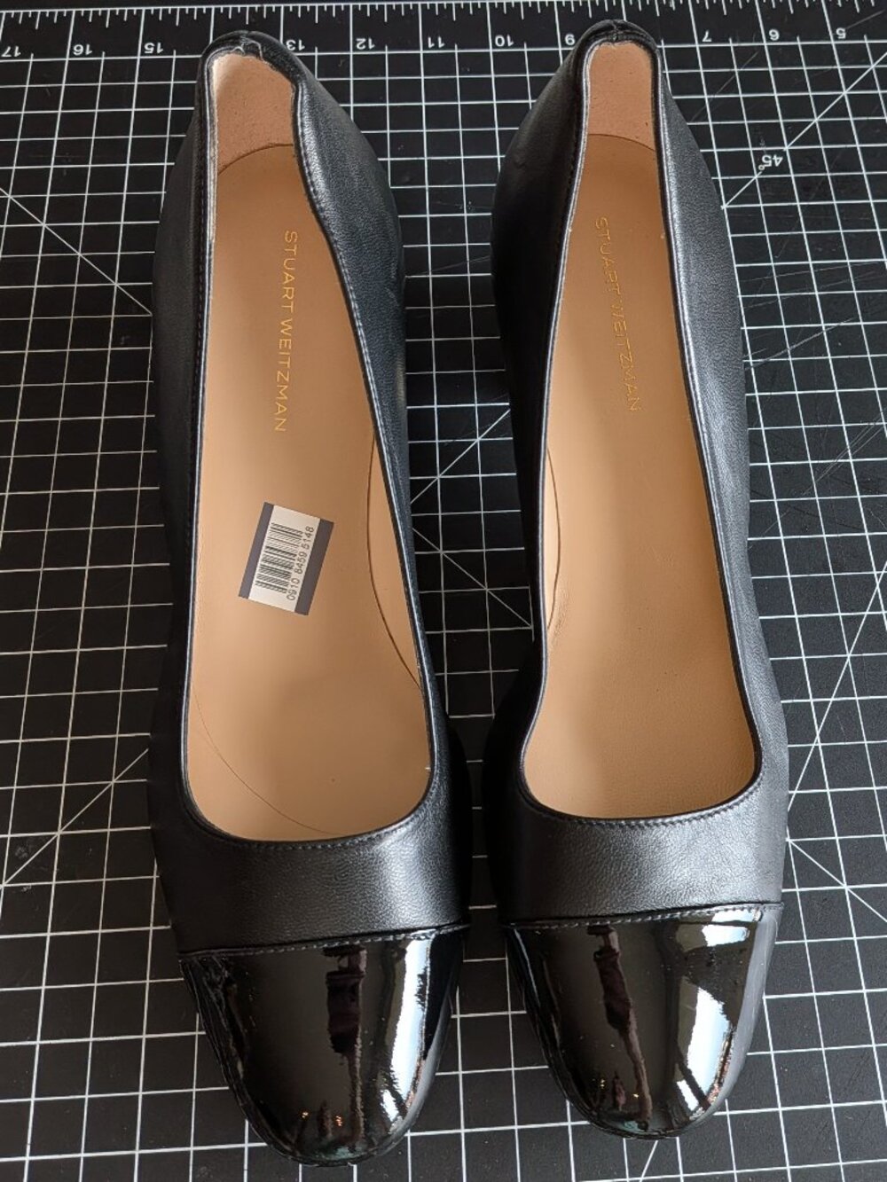 Stuart Weitzman Black Leather Shoes – Brand New With Tags Size 8M